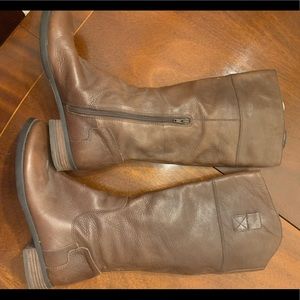 Nine West brown riding boots.